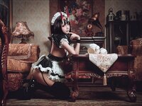 [Cosplay] Lin Zi Lin 凛子酱 - Shuten Douji Maid 酒吞童子女仆