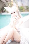 [Cosplay] Hana 花柒 - Platinacos Swimsuit 白金cos泳装