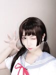 [Cosplay] Yuko Imoen 芋圆侑子 - White Silk JK 白丝jk
