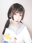 [Cosplay] Yuko Imoen 芋圆侑子 - White Silk JK 白丝jk