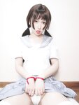 [Cosplay] Yuko Imoen 芋圆侑子 - White Silk JK 白丝jk