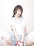 [Cosplay] Yuko Imoen 芋圆侑子 - White Silk JK 白丝jk