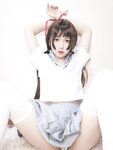 [Cosplay] Yuko Imoen 芋圆侑子 - White Silk JK 白丝jk