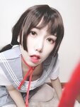[Cosplay] Yuko Imoen 芋圆侑子 - White Silk JK 白丝jk