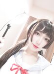 [Cosplay] Yuko Imoen 芋圆侑子 - White Silk JK 白丝jk