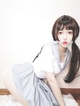 [Cosplay] Yuko Imoen 芋圆侑子 - White Silk JK 白丝jk