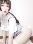 [Cosplay] Yuko Imoen 芋圆侑子 - White Silk JK 白丝jk