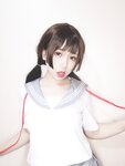 [Cosplay] Yuko Imoen 芋圆侑子 - White Silk JK 白丝jk
