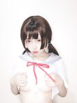 [Cosplay] Yuko Imoen 芋圆侑子 - White Silk JK 白丝jk