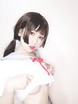 [Cosplay] Yuko Imoen 芋圆侑子 - White Silk JK 白丝jk