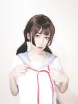 [Cosplay] Yuko Imoen 芋圆侑子 - White Silk JK 白丝jk