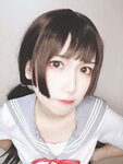 [Cosplay] Yuko Imoen 芋圆侑子 - White Silk JK 白丝jk