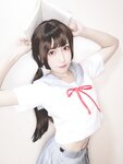 [Cosplay] Yuko Imoen 芋圆侑子 - White Silk JK 白丝jk