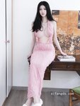 [XR Uncensored] 白小蝶 - R18 秀人网模特 书桌上的粉色精灵
