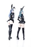 [Cosplay] Candy Ball - Latex Bunny Twins