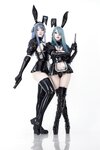 [Cosplay] Candy Ball - Latex Bunny Twins