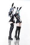 [Cosplay] Candy Ball - Latex Bunny Twins