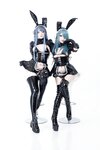 [Cosplay] Candy Ball - Latex Bunny Twins