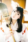 [Cosplay] (CH25) [Choukyou Mazo] Moka Fukuda 福田もか ぼくのもとにとつぜん、どんぎつねが舞い降りた。