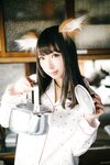 [Cosplay] (CH25) [Choukyou Mazo] Moka Fukuda 福田もか ぼくのもとにとつぜん、どんぎつねが舞い降りた。