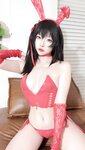 [Cosplay] 二佐Nisa - 碧蓝航线 大凤兔女郎