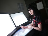 [Cosplay] Saki Miyamoto 宮本彩希 はたららくおねえさきさん