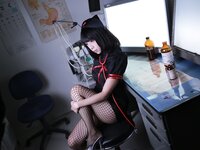 [Cosplay] Saki Miyamoto 宮本彩希 はたららくおねえさきさん