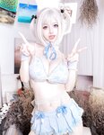 [Cosplay] 沖田凜花Rinka - 蓝色兔子