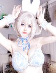 [Cosplay] 沖田凜花Rinka - 蓝色兔子