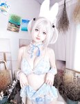 [Cosplay] 沖田凜花Rinka - 蓝色兔子