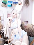 [Cosplay] 沖田凜花Rinka - 蓝色兔子