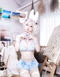 [Cosplay] 沖田凜花Rinka - 蓝色兔子
