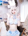 [Cosplay] 沖田凜花Rinka - 蓝色兔子