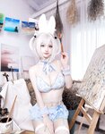 [Cosplay] 沖田凜花Rinka - 蓝色兔子