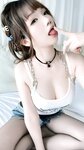 [Cosplay] 雪晴Astra - 牛仔短裤