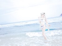 [Cosplay] Fengmaoss 疯猫ss - Sora by the Sea 穹妹海边