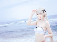 [Cosplay] Fengmaoss 疯猫ss - Sora by the Sea 穹妹海边