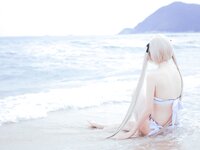 [Cosplay] Fengmaoss 疯猫ss - Sora by the Sea 穹妹海边