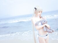 [Cosplay] Fengmaoss 疯猫ss - Sora by the Sea 穹妹海边