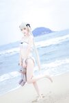 [Cosplay] Fengmaoss 疯猫ss - Sora by the Sea 穹妹海边