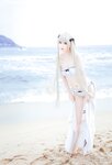 [Cosplay] Fengmaoss 疯猫ss - Sora by the Sea 穹妹海边