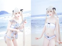 [Cosplay] Fengmaoss 疯猫ss - Sora by the Sea 穹妹海边