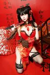 [Cosplay] 亚马逊鲶鱼 - 时崎狂三 旗袍