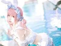 [Cosplay] Hana 花柒 - Summer Sweetheart Swimsuit 夏日甜芯泳装写真