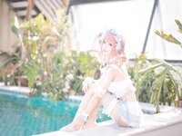 [Cosplay] Hana 花柒 - Summer Sweetheart Swimsuit 夏日甜芯泳装写真