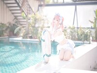 [Cosplay] Hana 花柒 - Summer Sweetheart Swimsuit 夏日甜芯泳装写真