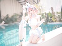 [Cosplay] Hana 花柒 - Summer Sweetheart Swimsuit 夏日甜芯泳装写真