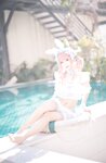 [Cosplay] Hana 花柒 - Summer Sweetheart Swimsuit 夏日甜芯泳装写真