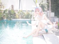 [Cosplay] Hana 花柒 - Summer Sweetheart Swimsuit 夏日甜芯泳装写真