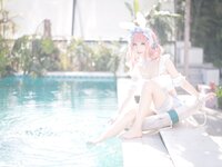 [Cosplay] Hana 花柒 - Summer Sweetheart Swimsuit 夏日甜芯泳装写真